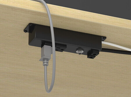 Under-surface power strip (AC-EPU)