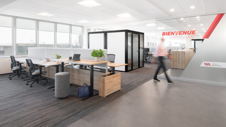 Artopex Mtl Airport - Mute Box, Air line, Element, Vortex Mesh chairs and adjustable tables II